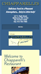 Mobile Screenshot of chiapparellis.com